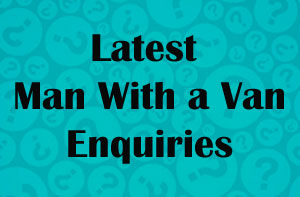 Man With a Van Enquiries South Yorkshire